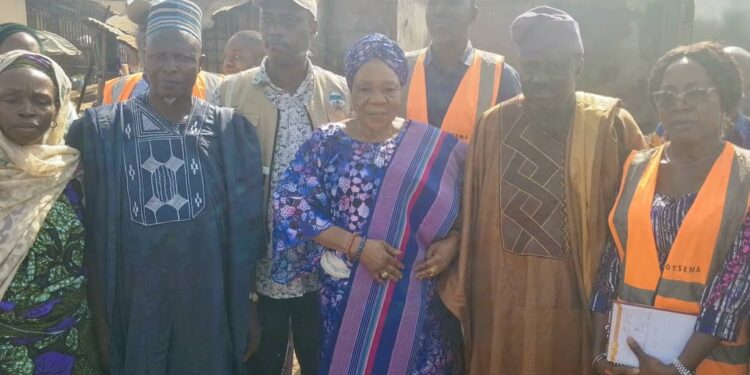 Jubril Dotun Sanusi Donates N5m to Victims of Fire Disaster at Eleyele, Moniya Markets