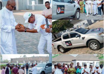 2027: Oyo Non-Indigene Group Donates Ford Pickup Truck to Support Jubril Dotun Sanusi’s Gubernatorial Ambition