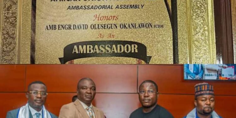 AU Assembly Inducts Olusegun Okanlawon As Ambassador