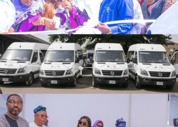 Oyo First Lady, Engr. Tamunominini Makinde, Dr. OTOPE, Hon.Commissioner Fausat Sanni Attends Launch of Oyo PTS Interstate and PTS Express Operation