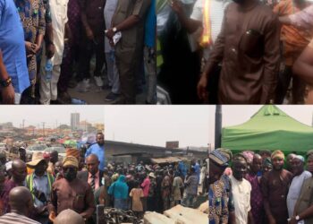 Spare Parts Market: Ibadan N’East Council Chair, Akintayo, Engages Shop Owners and leaders and seeks Cooperation For Timely Completion  …Settles Rift Between PMS Staff, Market Leaders
