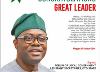 Makinde@57th: Ramata Agberemi Celebrating The Visionary Principal,His Excellency, Governor Seyi Makinde:
