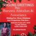 Seasons Greetings from Hon Baruwa Abiodun And Associates,