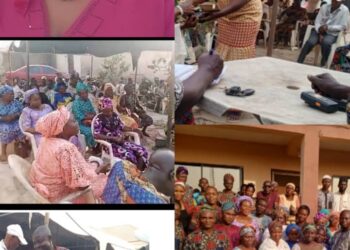 Festive Season: Ido Supervisory Councillor Mrs Omotoso Adebukola Basirat Put Smiles on Faces of Constituents