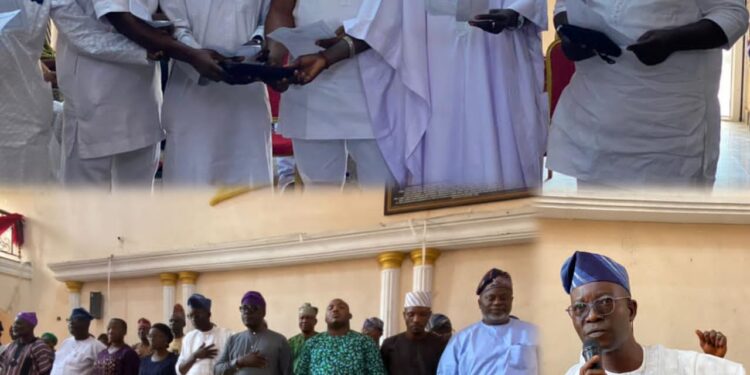 Adeleke, Adeniran, Adegboyega Lauds Makinde as Akande Swears-in New Appointees in Ibadan South West Local Government