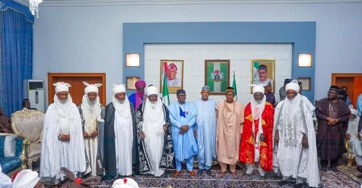 Governor Bala Hosts Damagun, Fintiri, Dignitaries on Condolence Visit