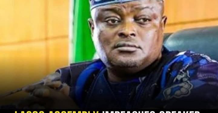 Lagos Assembly Impeaches Speaker Obasa Over Alleged multibillion-naira Financial Misconduct