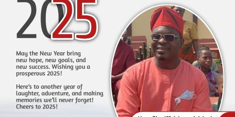 Let’s Reflect On 2024 And Share Hopes For 2025, Adeojo Urges Ido LG, Oyo State’s Residents