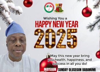 Let’s Reflect On 2024 And Share Hopes For 2025, Adeojo Urges Ido LG, Oyo State’s Residents