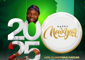 Happy New Year Message from Hon. Lanre Sarumi