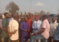 Egbeda Council Boss, Sanda, Prof Daud Sangodoyin, FG Ministry Of Works Team, lnspects Ongoing Road Rehabilitation Projects