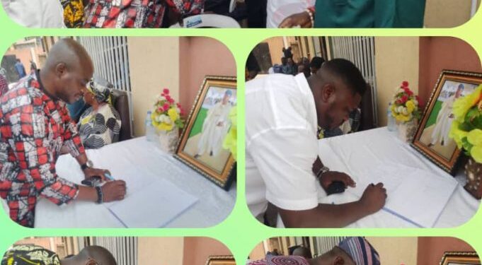 Hon. Sanda Sikiru Leads Egbeda LG Delegation On Condolence Visit To Makinde, Hon. Kolawole Kolapo Families