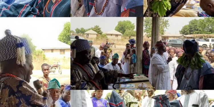 HRM Oba Kingsley Oyelami Installs Chief Pastor Olutunji Aderemi Okanlawon as Baale of Bakasa Land