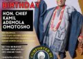 Birthday: Hon. Comforter Felicitates an Exemplary Leader, Hon. Demola Omotosho On His Birth Anniversary