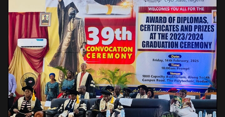 Makinde Vows To Rehabilitate Campus Major Roads As Ibadan Poly Convocates 3,650 Graduands