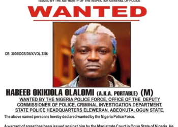 PUBLIC ANNOUNCEMENT: OGUN POLICE COMMAND DECLARES HABEEB OKIKIOLA (AKA “PORTABLE”) WANTED  …Valid Court Order Issued for His Arrest and Presentation at Any Police Station