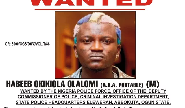 PUBLIC ANNOUNCEMENT: OGUN POLICE COMMAND DECLARES HABEEB OKIKIOLA (AKA “PORTABLE”) WANTED  …Valid Court Order Issued for His Arrest and Presentation at Any Police Station