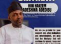 Birthday:  Iwajowa Council Chair, Hon Muritala Abiodun Oyewumi Celebrates Ex Oyo Lawmaker Hon Hakeem Adedibu on his Birthday