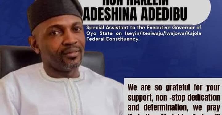 Birthday:  Iwajowa Council Chair, Hon Muritala Abiodun Oyewumi Celebrates Ex Oyo Lawmaker Hon Hakeem Adedibu on his Birthday