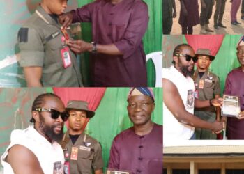 PHOTOS: Nigeria Cadet Honours Honourable Kehinde Akande with Prestigious Award