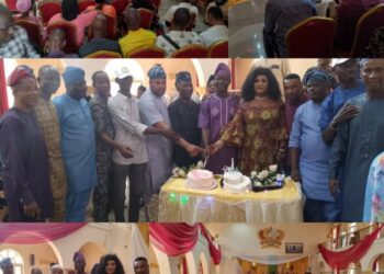 PHOTOS: Local Govt’ Staff,  Councillors, Political Appointees, Associates Celebrate IBSWLG Chairman, Akande on his Birthday