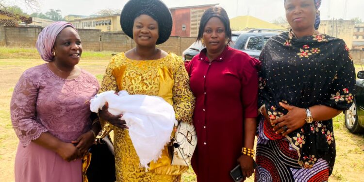 Ona Ara LG First-Lady, Deaconess Kolapo Visits Homes, Names Rescued Child “Moses Olorungbogo Kolapo”