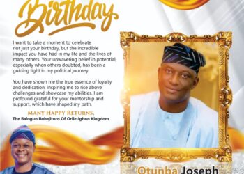 “Your Faith in Me Made all the Difference; Happy Birthday JAF —Oyo Youth Agency Chairman Adebowale Extols Otunba Seye Famojuro