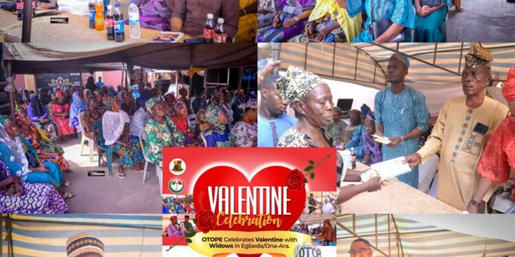 Dr. OTOPE’s Act of Kindness: A Valentine’s Day to Remember for Hundreds of Widows in Egbeda/Ona-Ara Federal Constituency