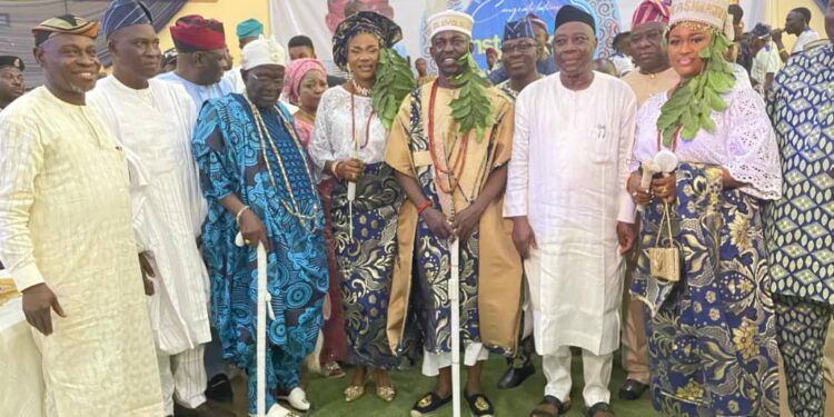 Oyo Deputy Gov, Makinde’s Men, Top Dignitaries Storm Venue As Olatunji Becomes Asiwaju Of Oluyole