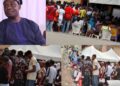 Photos News: Oluyole Reps Hopeful, Hon. Ogunsola Registers 200 Constituents for JAMB
