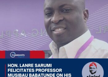Hon. Lanre Sarumi Felicitates Professor Musibau Babatunde on His Birthday Anniversary