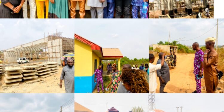 Dr. Temitope GLORIOUS Makes Historic Visit to INUKAN LCDA, Supervises Ongoing Projects  …orders Immediate Grading of Pa. Theophilus Akinyele Road
