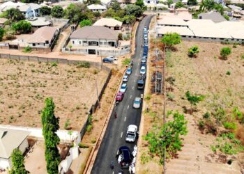 Excitement As Gbenga Hashim Constructs Asphalt Road In Ifedolapo Community, Ilorin