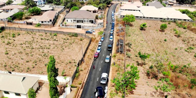 Excitement As Gbenga Hashim Constructs Asphalt Road In Ifedolapo Community, Ilorin
