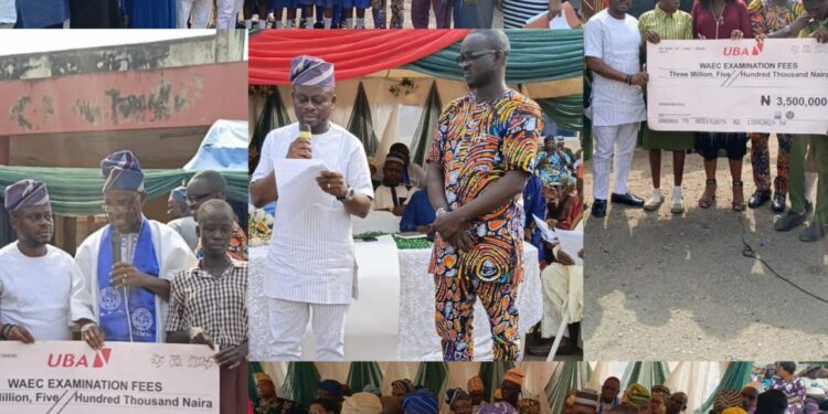 PHOTOS: Hon. Sanda Sikiru roll out another edition of payment of WAEC fees for the students of the 25 public secondary schools in Egbeda Local Government