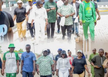 Oyo, Ogun Commissioner for Youth and Sports, DG Sports Commission Inspects  Ongoing Zonal Elimination for National Sports Festival in Ibadan