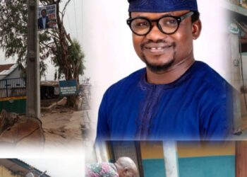 Just In: Oyo Lawmaker Hon. Babalola Abiodun Electrifies Agugu Police Station with Solar Lights