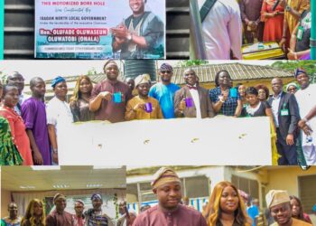 IB’North Council Chairman, Olufade, Commissions Motorized Borehole At UCH Residential Area, Bags Innovative Project Award