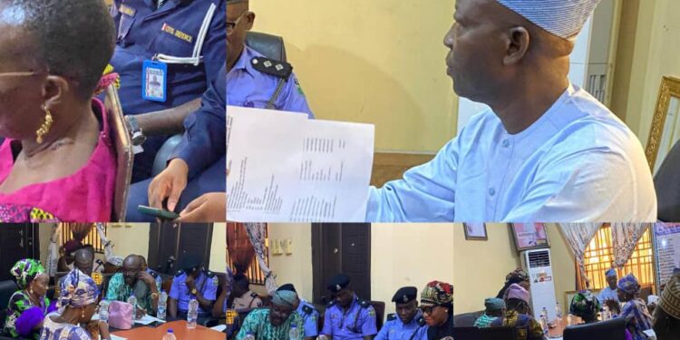PHOTOS: Security Tops Agenda as Ibadan South West Local Government Holds Monthly Committee Meeting