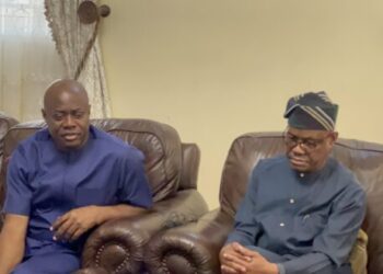 Just In: Wike Pays Condolence Visit to Governor Makinde Over Loss of His Brother