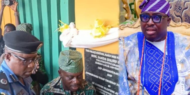 Commissioning of Newly Constructed Police Area Command: Agba’Akin Akika Commends Egbeda Boss, Hon. Sanda