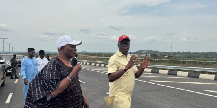 Just In: Makinde, Ladoja inspect Ibadan Circular Road Project