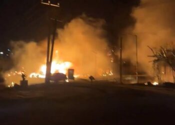 Breaking: Church, buildings, cars razed in Lagos tanker explosion