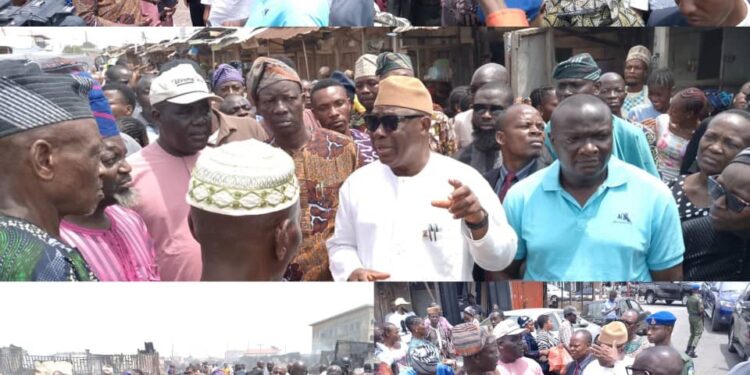 Photos News: Akande Lauds Makinde’s Proactive Measures as Oyo State Govt’ Team Visits Aleshinloye Market