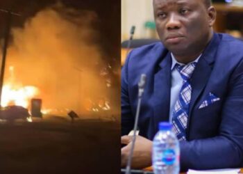 Aleshinloye Inferno: Oyo Lawmaker Femi Fowokanmi (Betterlife) Sympathizes with Affected Traders
