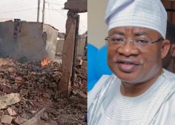 Oloye Adegoke Sympathizes with Aleshiloye Market Fire Victims, Commends Oyo Govt Response