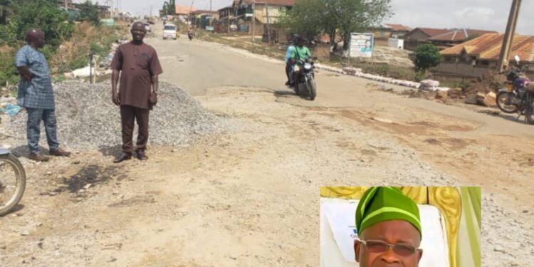 Jubilation Again: Ilaji Resort Boss, Chief Jubril Dotun Sanusi Embarks on Concretization of Oke Elesin-Akanran Road