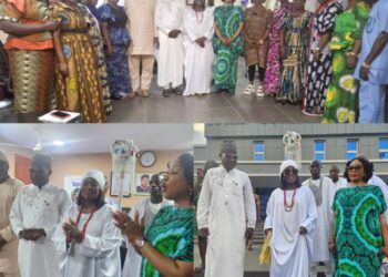PHOTOS: Ooni of Ife’s Wife, Olori Ashley Ogunwusi Pays Courtesy Visit to Oyo LGSPB Boss, Ige, Eulogises Gov. Makinde’s Developmental Strides