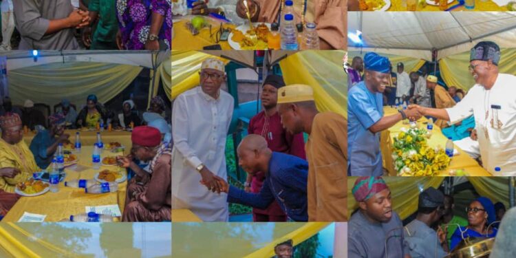 RAMADAN 1446 AH: Massive Turnout As Council Chairman Olufade Hosts Inclusive Iftar In Ibadan North LG, Expresses Gratitude To Attendees*