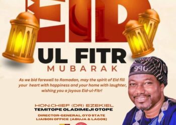 OTOPE Felicitates with Muslims, Constituents, Urges Continuation of Ramadan’s Lessons